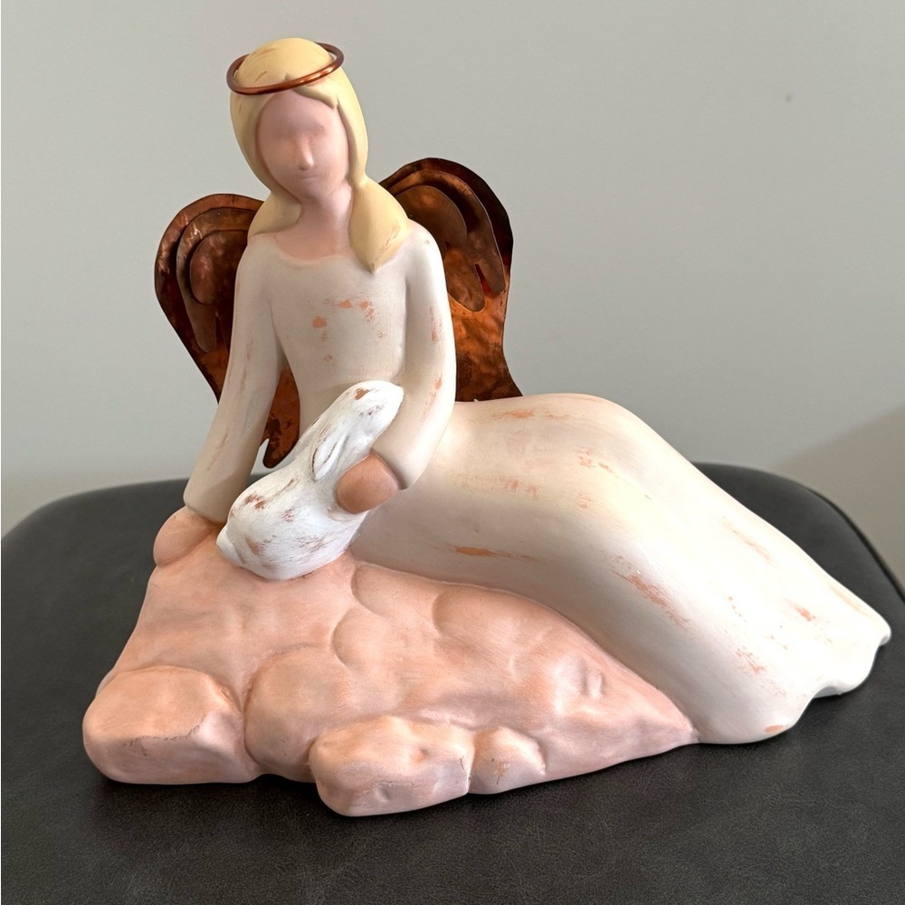 Handcrafted VTG 2002 Gentle Souls Nature Guardian Angel Figurine Home Art